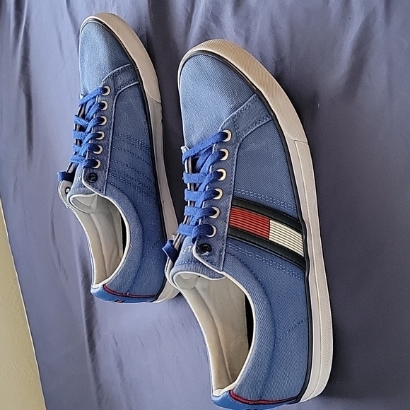 Tommy Hilfiger Blue Canvas Sneaker TMREVEL - Picture 2 of 7